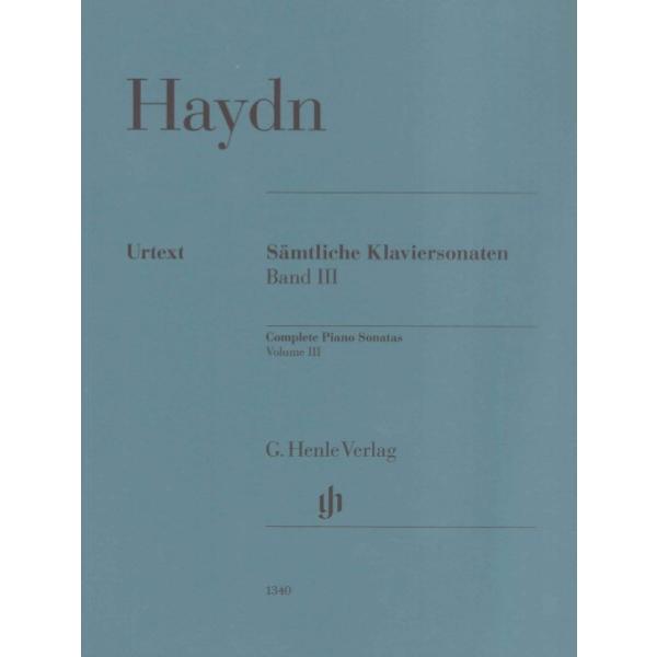 楽譜 （１３４０）ハイドン　ピアノソナタ（３）　（原典版／ヘンレ社）【沖縄・離島以外送料無料】