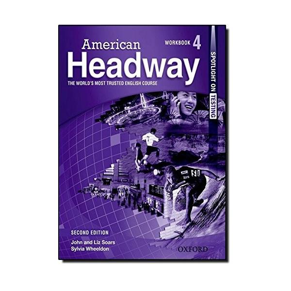 【取寄品】【取寄時、納期1〜3週間】American Headway 2nd Edition Level 4 Workbook with Spotlight on Testing【ネコポスは送料無料】