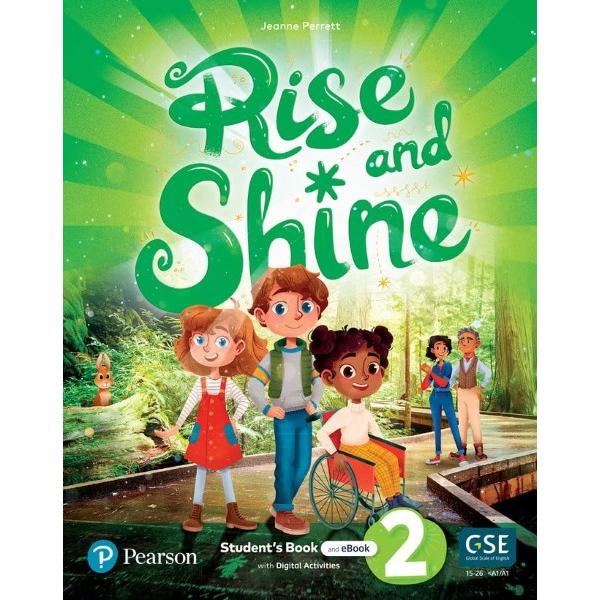 【取寄品】【取寄時、納期1〜3週間】Rise and Shine Level 2 Student’s Book with eBook and Digital Activities【ネコポスは送料無料】