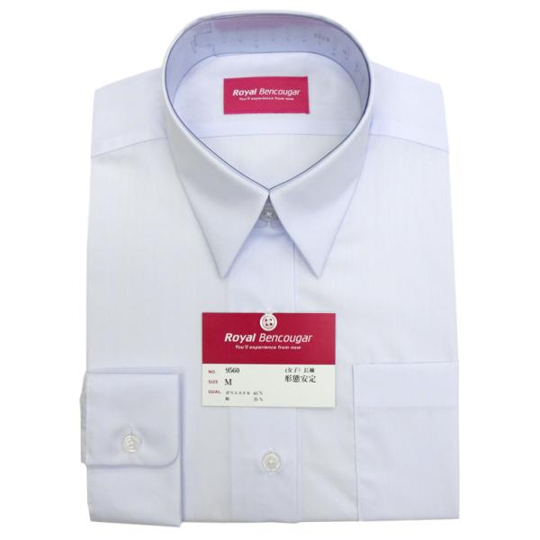 ROYAL BENCOUGAR　女子用形態安定スクールシャツ　長袖（ベンクーガー製品）SS-XL清潔感のある蛍光白で張りのあるしっかりした素材です。※詳細は商品説明をご確認下さい。【返品交換について】衛生上の観点から、開封後の商品は再販が出...
