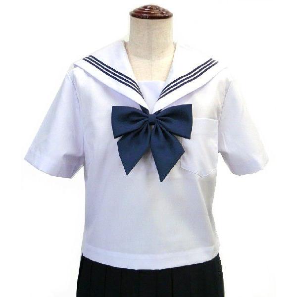 半袖セーラー服 白襟 紺三本線 Kr9018 Kuri Oriクリオリ 165b 175b Kr9018b アイラブ制服 Com 通販 Yahoo ショッピング