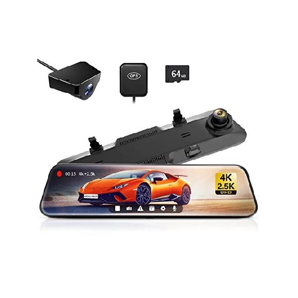 WOLFBOX ドライブレコーダー ミラー型 G900 : Galaxy USA - 通販