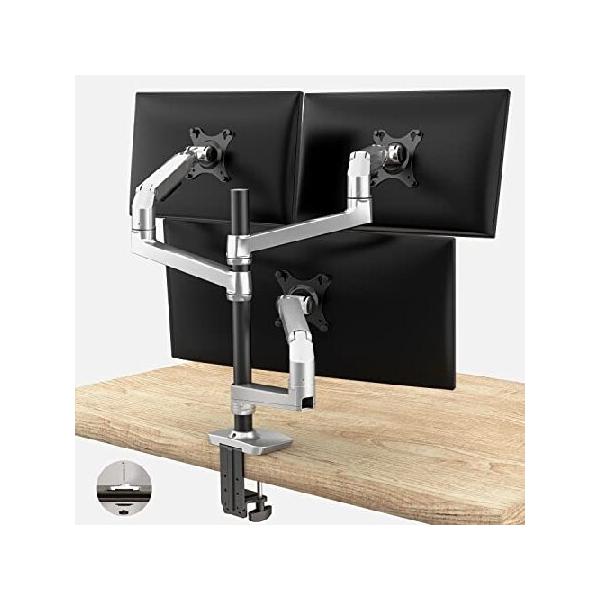 Ergounion (エルゴニオン) トリプルモニターマウント - 調節可能な3