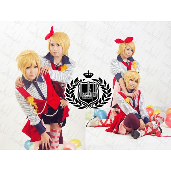 ボカロ リン 鏡音リン 安売り コスプレ Vocaloid 衣装 送料無料 By F0077