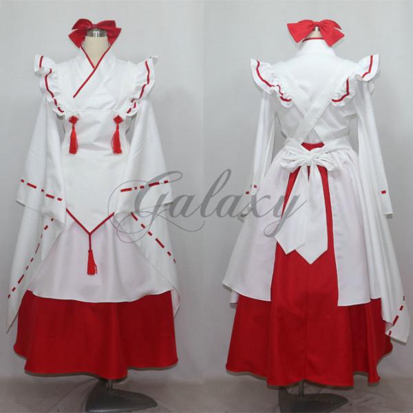 ハロウィン 巫女さん 本格的巫女服 豪華 デラックス 花魁 お正月 コスチューム コスプレ衣装 Cc1496 Cc1496