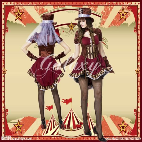 ハロウィン サーカス猛獣使い 調教師 マジック 手品師 コスプレ衣装 魔女 Ps2369 Outlet Sale