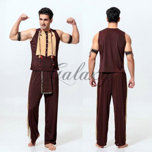 ハロウィン インディアン 民族衣装 戦士 先住民 男性用 メンズ コスプレ衣装 Ps2579 Ps2579 Con Imedia Net