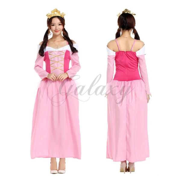 ハロウィン 品質保証 プリンセス お姫様 ピンク ドレス ダンス コスプレ衣装 Ps2873