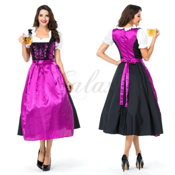 ハロウィン ビールガール ドイツ メイド服 ワンピース 民族衣装 S Lサイズ コスプレ衣装 Ps3528 Ps3528 Nunet