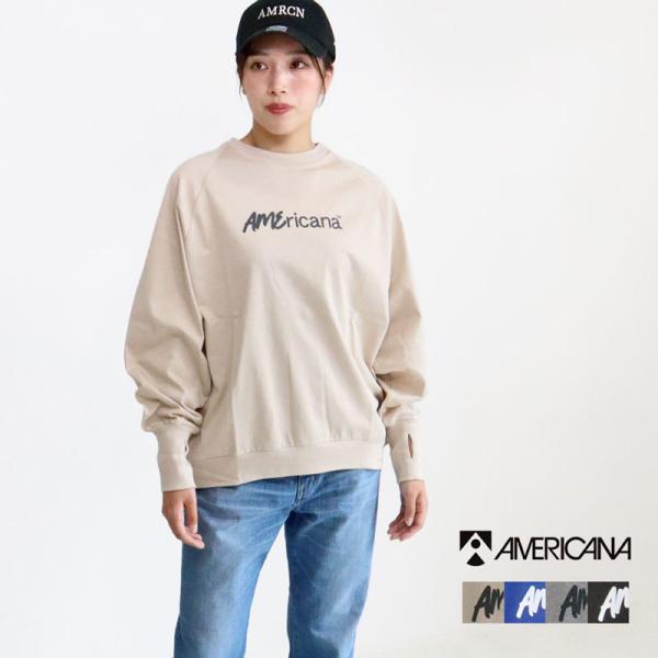 アメリカーナ　プルオーバー AMERICANA Americana アメリカーナ ハイゲージジャージープル