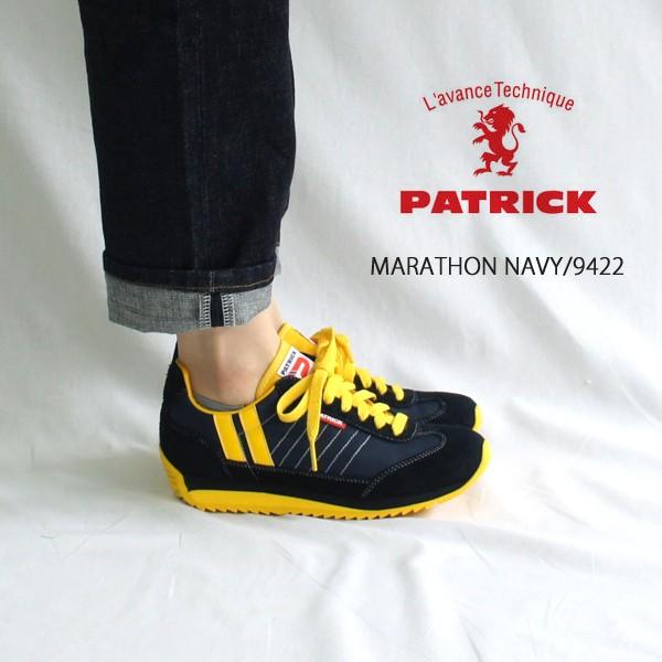 PATRICK パトリック MARATHON マラソン スニーカー NAVY 9422 