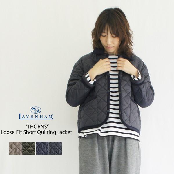 Lavenham ラベンハム ルーズフィットショート丈キルティングジャケット キルティングジャケット Thorns ソーンズ レディース アウター ショート丈 Thorns Galette Store 通販 Yahoo ショッピング