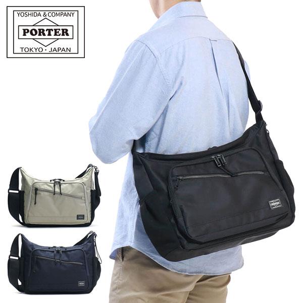 ポーター フロント ショルダーバッグ(L) 687-17027 吉田カバン PORTER FRONT 斜めがけ SHOULDER BAG(L) A4  通学 カジュアル メンズ レディース