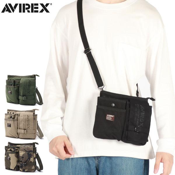 最大42%★2/17迄 アヴィレックス バッグ ショルダーバッグ メンズ レディース 小さい AVIREX EAGLE POLYESTER WAIST BAG AVX342L