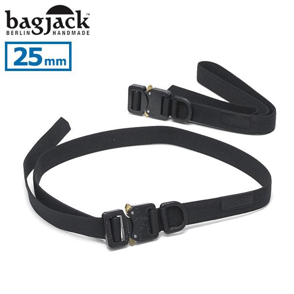 美品 bagjack NXL Cobra belt 25mm ブラック ナイロン BAGJACK（バッグジャック） 最大50%☆4/5限定 ベルト メンズ