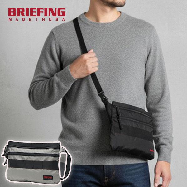BRIEFING ブラックショルダーバッグ サコッシュ BRIEFING（ブリーフィング） 正規品 バッグ ショルダーバッグ WORK