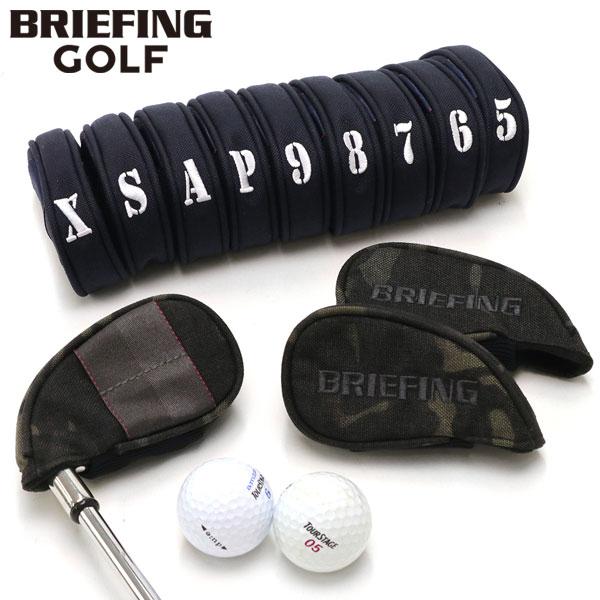 日本正規品 ブリーフィング ゴルフ ヘッドカバー BRIEFING GOLF SEPARATE IRON COVER 1000D クラブカバー  アイアンカバー 9個 BRG231G22