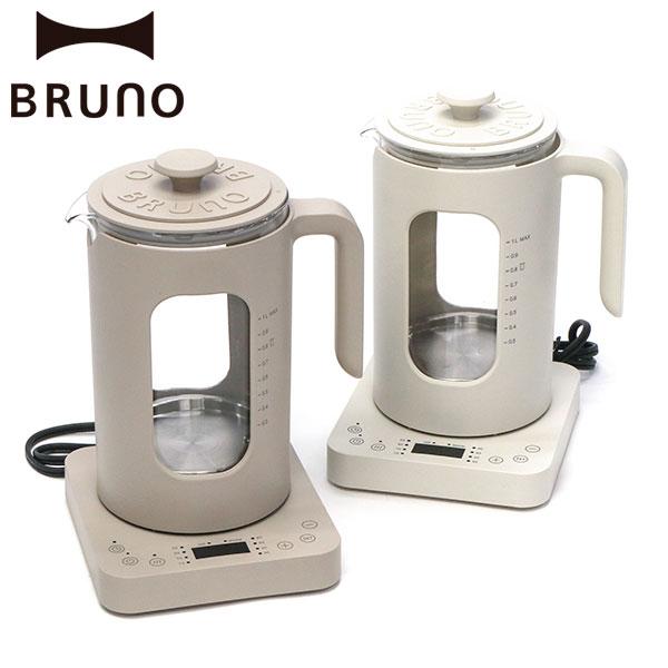 ちょうどいい温度で暮らしにゆとりを温度調節・保温・予約機能付きの電気ケトル。いつでも“ちょうどいい”温度でお湯を沸かせます。カラー展開：WARMGRAY (7760927)、WHITE (7760926)ブルーノ ケトル BRUNO おしゃ...