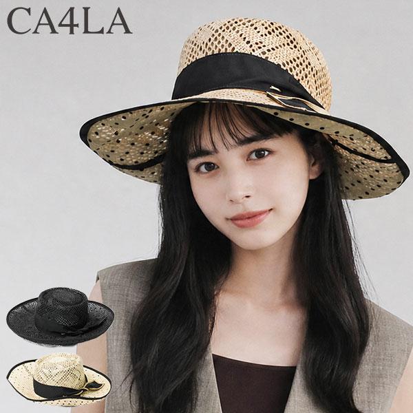 CA4LA カンカン帽 CA4LA（カシラ） 最大51%☆7/17限定 ハット 帽子 レディース カンカン