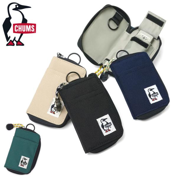 最大51%★6/29迄 日本正規品 チャムス キーケース メンズ レディース CHUMS RECYCLE ACCESSORIES リサイクルスマートキージップケース CH60-4066