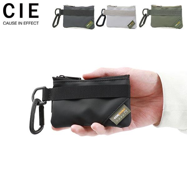 最大42%★9/15限定 【メール便で送料無料】CIE コインケース メンズ レディース シー 小銭入れ 財布 ミニ財布 ポーチ 防水 撥水 カラビナ 日本製 GRID3 032058