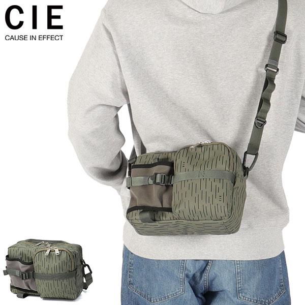 最大51%★9/15限定 CIE限定ボトルも選べるノベルティ付 CIE ショルダーバッグ シー 小さめ A5 撥水 LIMITED EDITION GRID3 BOTTLE SHOULDER BAG (M) 032065RC