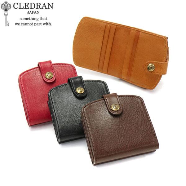 最大36%☆10/30まで クレドラン 財布 CLEDRAN 二つ折り財布 MIEL  