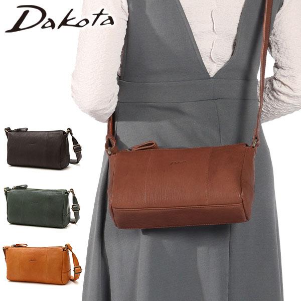 新品　Dakota ダコタ　本革　ショルダーバッグ　キャメルブラウン 美品】Dakota ダコタ ショルダーバック レザー 本革 キャメル