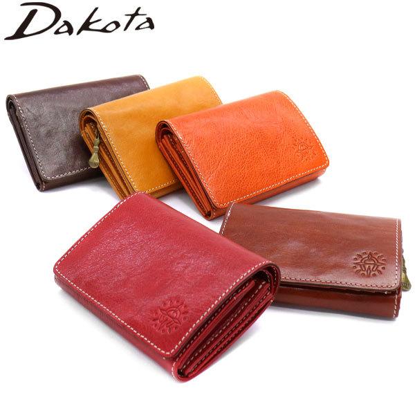 ダコタ小物＋選べるノベルティプレゼント ★Dakota/ダコタ/フォンス/財布/ウォレット/サイフ/二つ折り財布/二つ折り/小銭入れあり/小銭入れ/小銭入れ付き/仕切り/お財布/レザー財布/カード/カード収納/コンパクト/小さめ/レザー/革...
