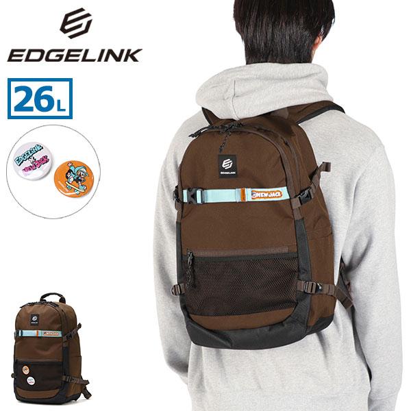【商品レビューで＋5％】【セール30%OFF】エッジリンク リュック メンズ レディース バックパック 大容量 EDGELINK 2層 バッグ B4 26L PC収納 中学生 高校生 学生 TEMPCATION NJ Medium Backpack 60331 EDGELINK（エッジリンク） セール30%OFF リュック メンズ レディース