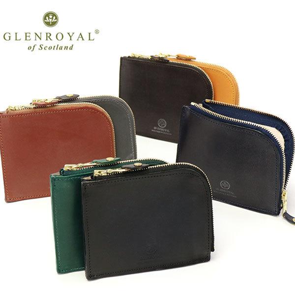 最大44%★3/24限定 3カ月保証 グレンロイヤル 財布 GLENROYAL ミニ財布 ブライドルレザー ZIP MINI PURSE WITH  GUSSET メンズ 03-6043