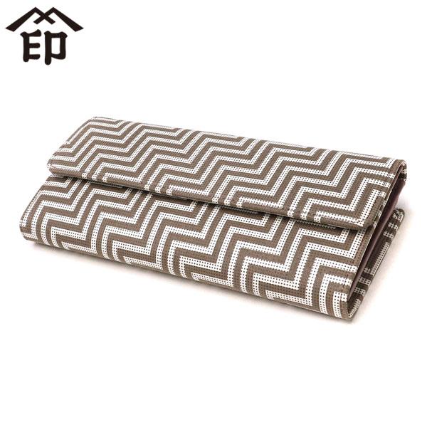 印傳屋 印伝／INDEN-YA 長財布 財布 ウォレット レディース 女性 女性用レザー 革 本革 レッド 赤  2314 小銭入れあり 印傳屋（INDEN-YA） 本革 レディース 印伝 長財布 30代 40代 50代 60代