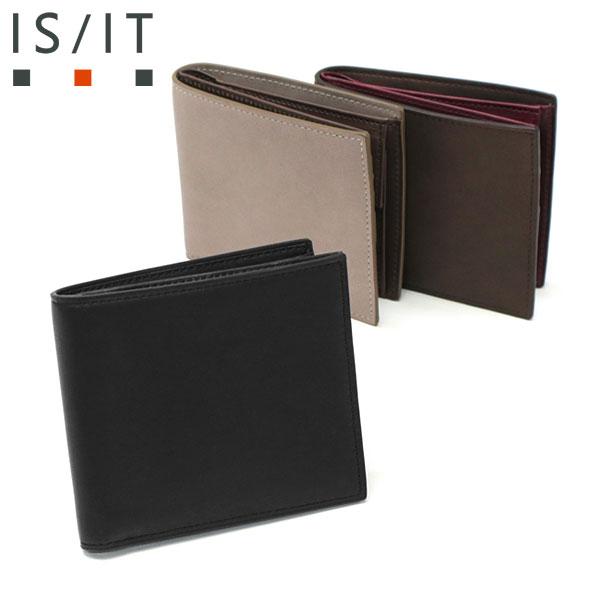 新品IS/IT本革二つ折り財布メンズレディース IS/IT（イズイット） 最大51%☆7/3限定 二つ折り財布 メンズ