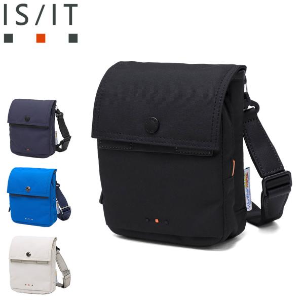 最大50%★9/20〜 IS/IT ショルダーバッグ メンズ レディース ブランド ミニ ショルダー フラップ イズイット 撥水 軽量 軽い 丈夫 小さめ ウェザー 984111