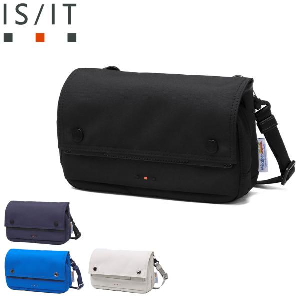 最大50%★9/17限定 IS/IT ショルダーバッグ メンズ レディース ブランド ミニ ショルダー フラップ イズイット 撥水 軽量 軽い 丈夫 小さめ ウェザー 984112