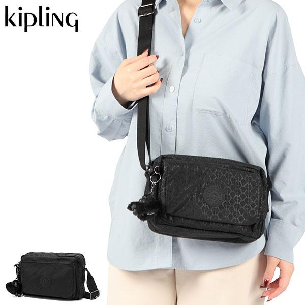 キプリング ショルダーバッグ美品  黒 キプリング kipling バッグ ショルダーバッグ 肩掛けバッグ 斜め掛け