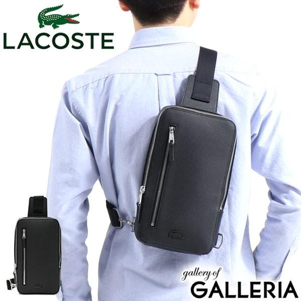 最大21 獲得 ラコステ バッグ Lacoste ボディバッグ ワンショルダー Chantaco シャンタコ 斜めがけバッグ メンズ 本革 縦型 Nh3113c ギャレリア Bag Luggage 通販 Paypayモール