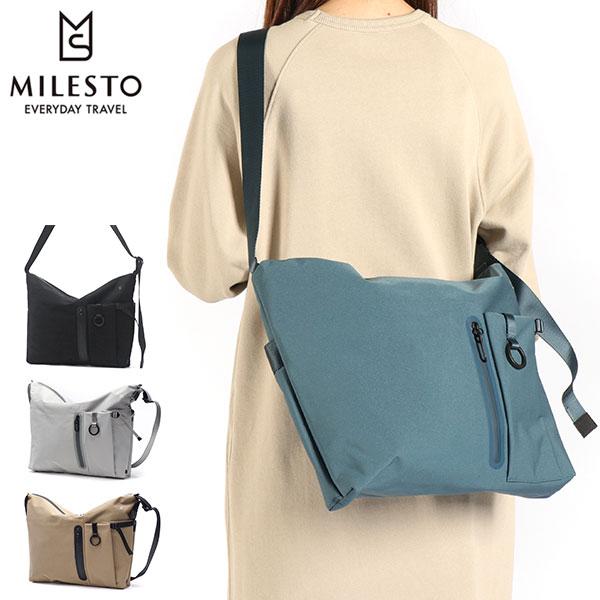 MILESTO 最大46%☆10/8限定 ミレスト ショルダーバッグ メンズ