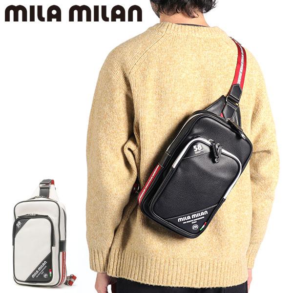 mila milan（ミラ・ミラン） 最大51%☆5/3限定 ボディバッグ メンズ 斜