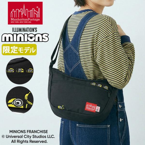 最大49%★9/9限定 日本正規品 マンハッタンポーテージ ショルダーバッグ ブランド Manhattan Portage ナイロン 限定 コラボ ミニオンズ MINIONS MP2409MNOS