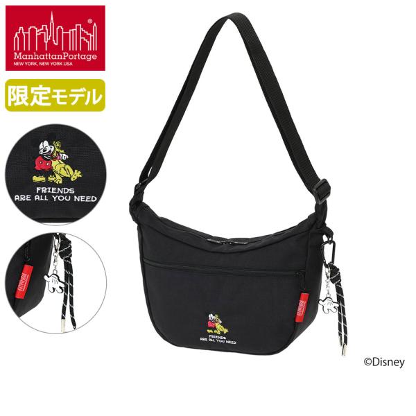 最大50%★9/17限定 日本正規品 マンハッタンポーテージ ショルダーバッグ Manhattan Portage ミッキー プルート MICKEY 26 DUET SHOULDER BAG MP2409MIC26