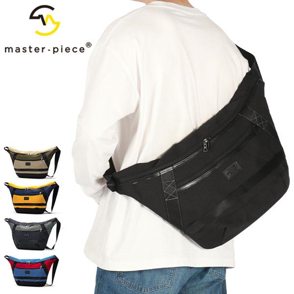 黒 ボディバッグ 美品　マスターピースmaster-piece 日本製 mspc-03120 ボディバッグ マスターピース master-piece マスターピース バッグ