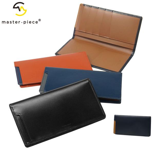 未使用　現行品　master-piece メンズ　Notch 革製　長財布　黒 master-piece（マスターピース） 最大50%☆9/8限定 正規取扱店 長財布