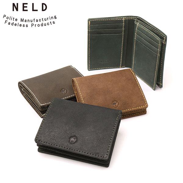 NELD（ネルド） 最大46%☆1/8限定 財布 メンズ レディース 二つ折り 二