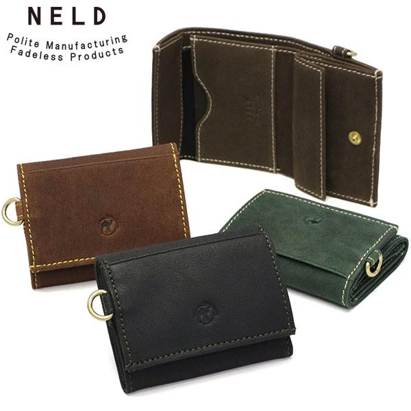 NELD（ネルド） 最大50%☆12/5限定 財布 メンズ コンパクト 三つ折り