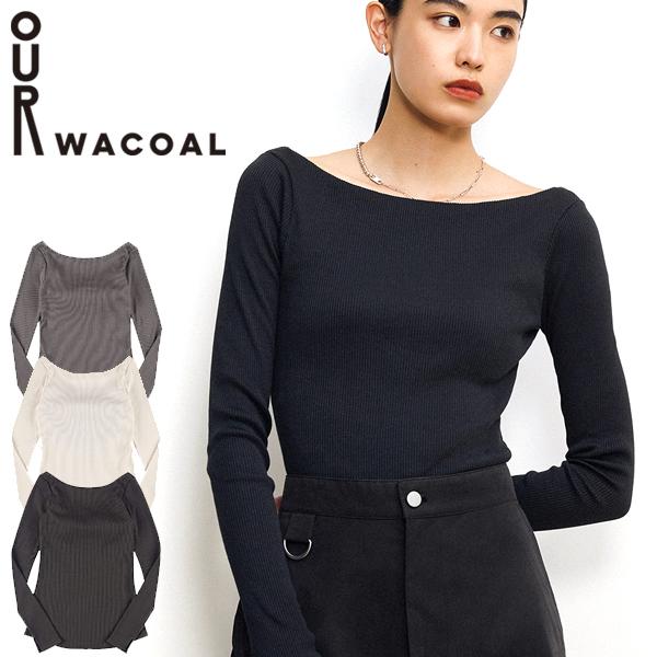 OUR WACOAL 最大42%☆5/27〜 アワワコール Tシャツ バックオープン