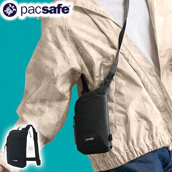 最大50%★9/17限定 パックセーフ ショルダーバッグ メンズ レディース 斜めがけバッグ 小さめ pacsafe GO ブランド カジュアル 0.2L RFID テッククロスボディ