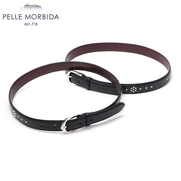 専用です　 PELLE MORBIDA ブラックレザーベルト PELLE MORBIDA（ペッレ モルビダ） 最大42%☆1/1.4限定 ケアセット＋