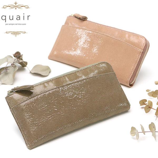 レビューでquo クアー 財布 Quair 長財布 レディース 薄い L字ファスナー Leo レオ 小銭入れ 本革 革 ブランド 上品 おしゃれ Q214 1019 ギャレリア Bag Luggage 通販 Paypayモール