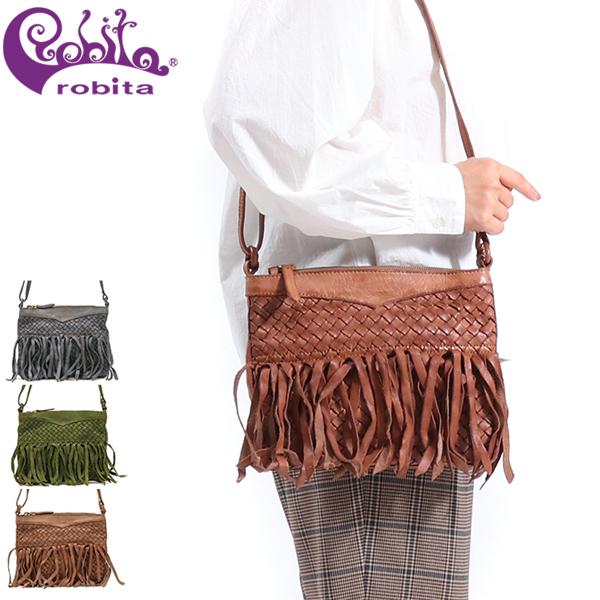 【5％OFFクーポン】【商品レビューで＋5％】【正規品】ロビタ ショルダーバッグ robita celup メッシュバッグ 編み込み 本革 ミニショルダー RC-006 robita（ロビタ） 最大51%☆12/31〜 正規品 バッグ ショルダー
